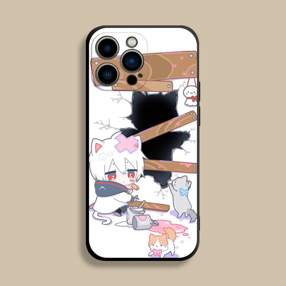 Singer M-Mafumafu Phone Case For iPhone 17,16,15,14,13,12,Pro,Max,Plus,E,SE4,Air,Mini Black Soft Cover