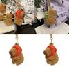Cute Capybara Plush Keychain Bag Pendant Girls' Gift Soft And Adorable