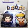 Naruto Character Pattern Bedding Home Decoration Birthday Gift (1 * Duvet Cover + 2 * Pillowcase, Without Core)