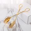 Zinc Alloy Metal Spoon Salad Clip Exquisite Party Self-Service Clip Tray Cake Birthday Party Tableware Clip Multifunctional