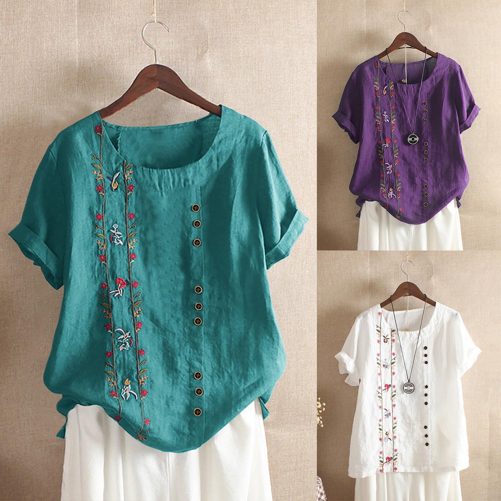 

Женская повседневная рубашка размера плюс с принтом, свободная туника, рубашка, блузка, топы