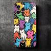 Cartoon Cute Cats Theme Soft Phone Case for iPhone 16 16E 17 Air 15 Pro Max 14 Plus 13 Mini 11 12 7 Black Cover Back Shell