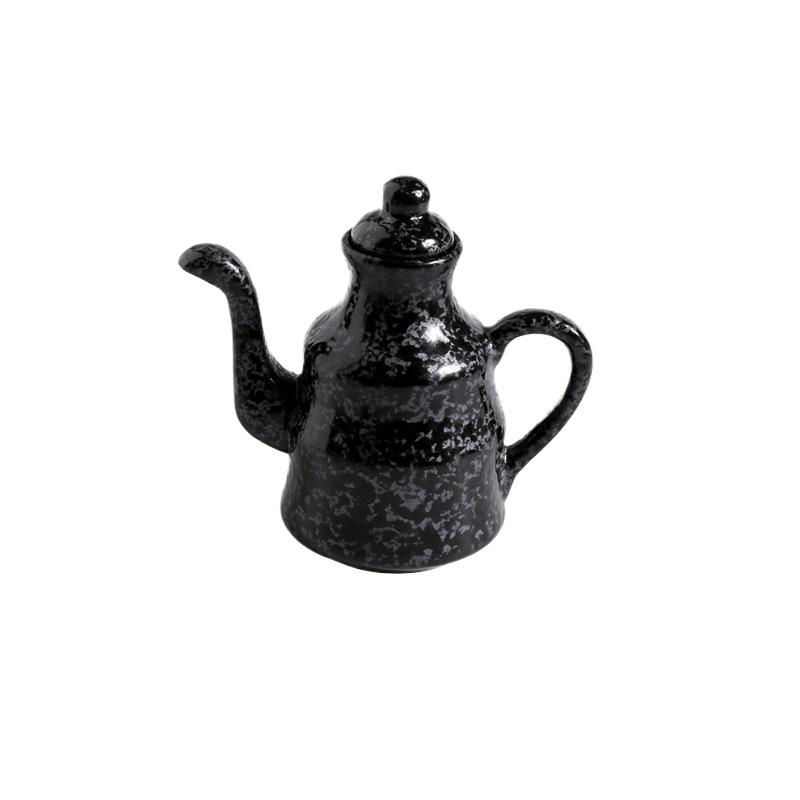 

150ml Ceramic Olive Oil Seasoning Bottle Soy Sauce Ceramic Spice Jar Soy Sauce tableware For Hotel and Restaurant
