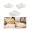 Serving Tray Vanity Tray with Dustproof Lid for Celebrations Party Events