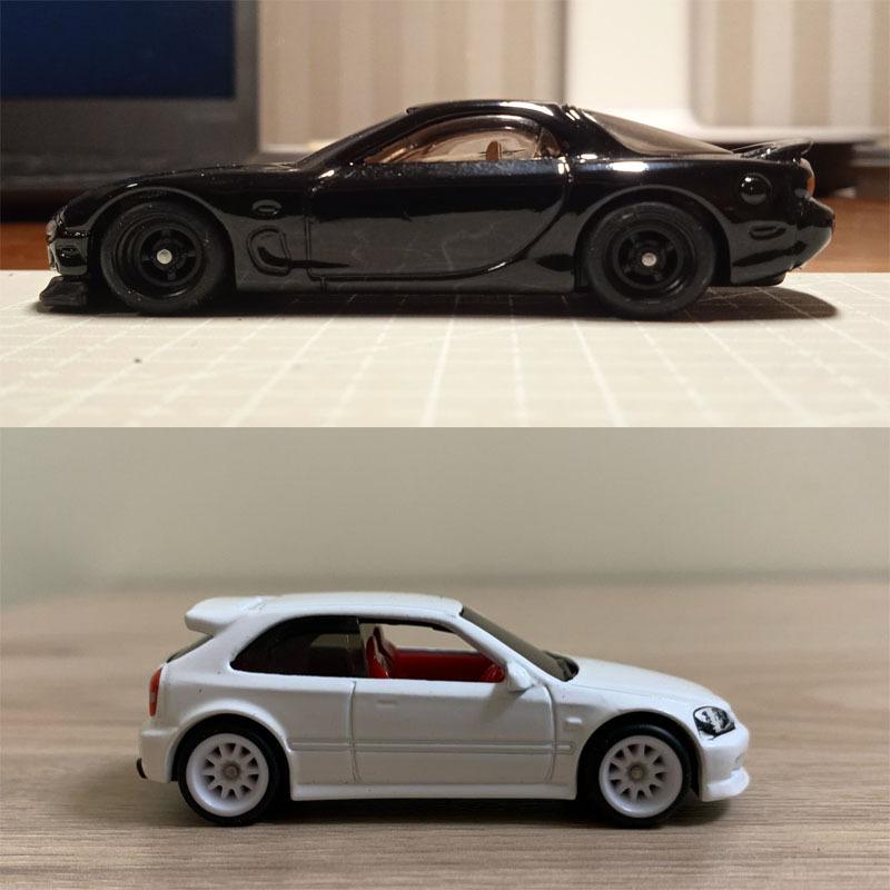 80 PZ(per 20 auto) Ruote in Lega per Auto 1/64 con Pneumatici per Hot Wheel/Matchbox/Domeka 1:Modellino Auto in Lega 64