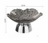 Acrylic Fruit Plate Wedding Party Nut Snacks Fruit Plate High Foot Tray Living Room Storage Decoration Home Tableware Decoration