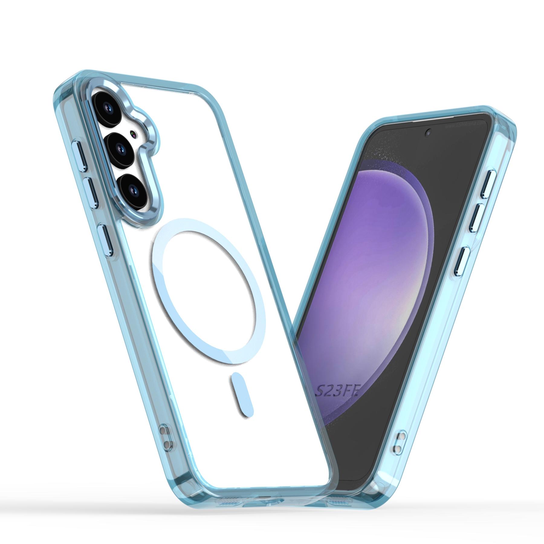 

Luxury Clear Wireless Case For For Samsung Galaxy S25 Ultra S24 FE S23 Plus A56 A36 A35 A55 Advanced Glitter Powder Magnetic Cover For Galaxy S23