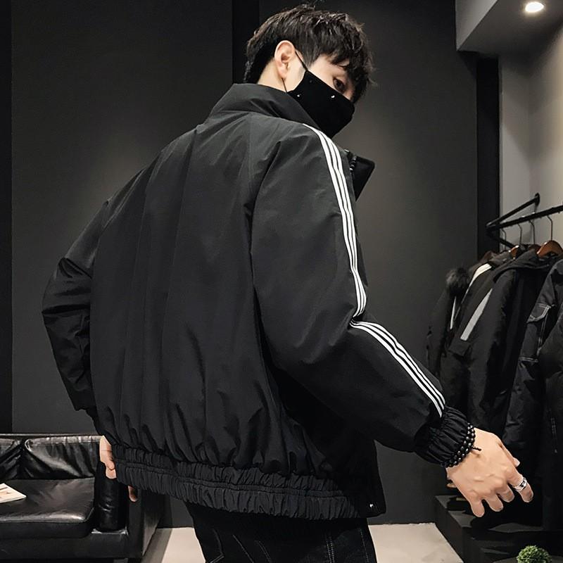 Mens Lightweight Winter Down Jacket Short Style Warm Puffer Coat Youth Casual Wear