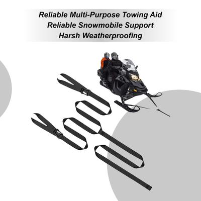 Snowmobile Tow Strap Heavy-Duty Safety Tool With Hook Snowmobile Recovery Towing Strap For Winter Off Road Adventures Camping