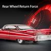 1:32 Eldorado Biarritz S-W140 Model Toy Vintage Car Alloy Diecast Sound Light Door Opened Pull Back Miniature Vehicle Kids Gifts