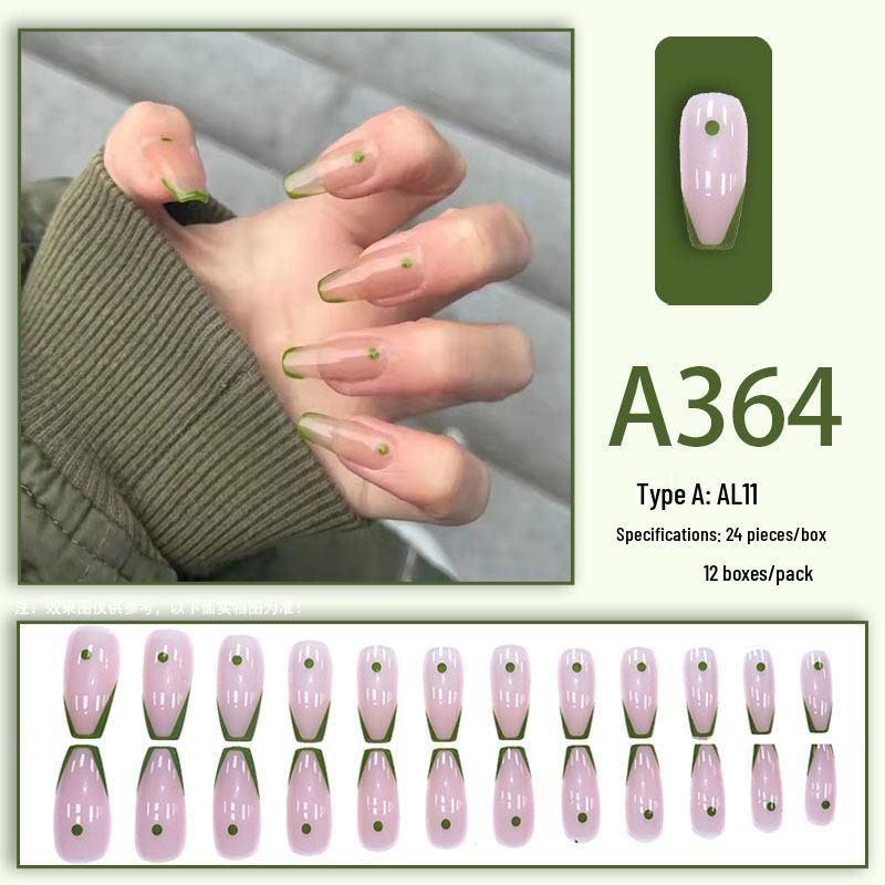 Blush Wearable False Nail Tips - Popular European American French Style