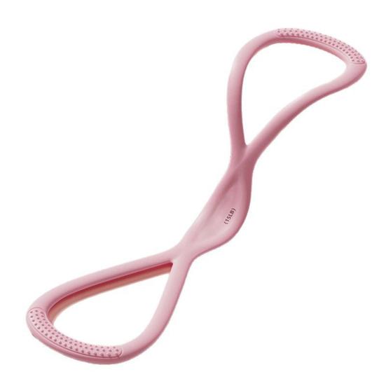 Figure 8 Fitness Resistance Band Anti-slip Silicone 15/25/35Lbs Men Women Arm Shoulder Stretch Strength Training Exercise Elastic Strap Tension Rope