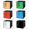 PULUZ Lightbox Mini Photo Studio Light Box with 6 Color Backdrops Photo Shooting Tent Kit 80Pcs LED Light Room Foldable
