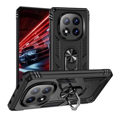 Shockproof Armor For Xiaomi Redmi Note 14 Pro 4G 5G Note 14 Pro Plus Case Phone Case Ring Stand Bumper Silicone Phone Back Cover
