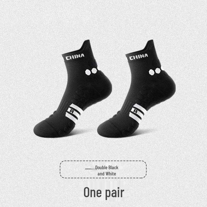 Men's Mid-Calf Towel Bottom Sports Socks for Basketball, Badminton, and Running