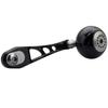 HEIGHTEN Reel Handle Handle Knob for and Abu Garcia Baitcasting Reels Ach Black 65/75mm & 80/90mm 38mm/45mm Shimano, Daiwa, (Aurora Series) (38mm - &