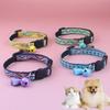 Pet Collar for Small Dogs Adjustable Buckle Cat Collar with Bell Pet Supplies Cats Dog Necklace Pet Dogs Accessories