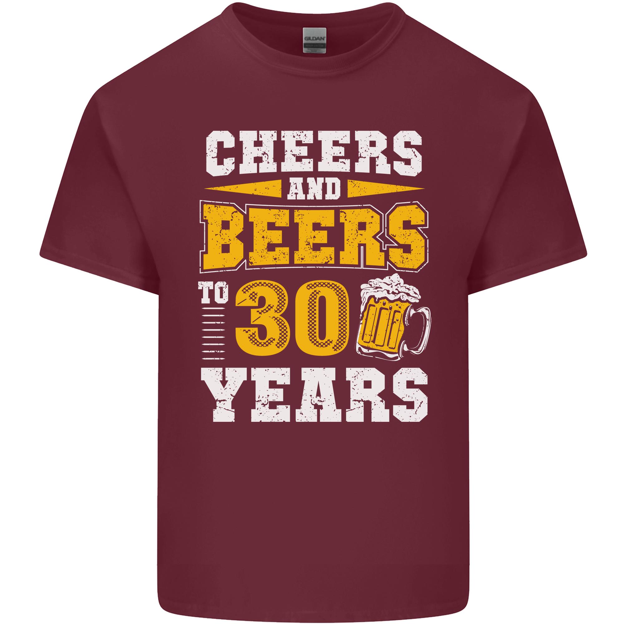 30th Birthday 30 Year Old Funny Alcohol Unisexs Light Cotton TShirt S
