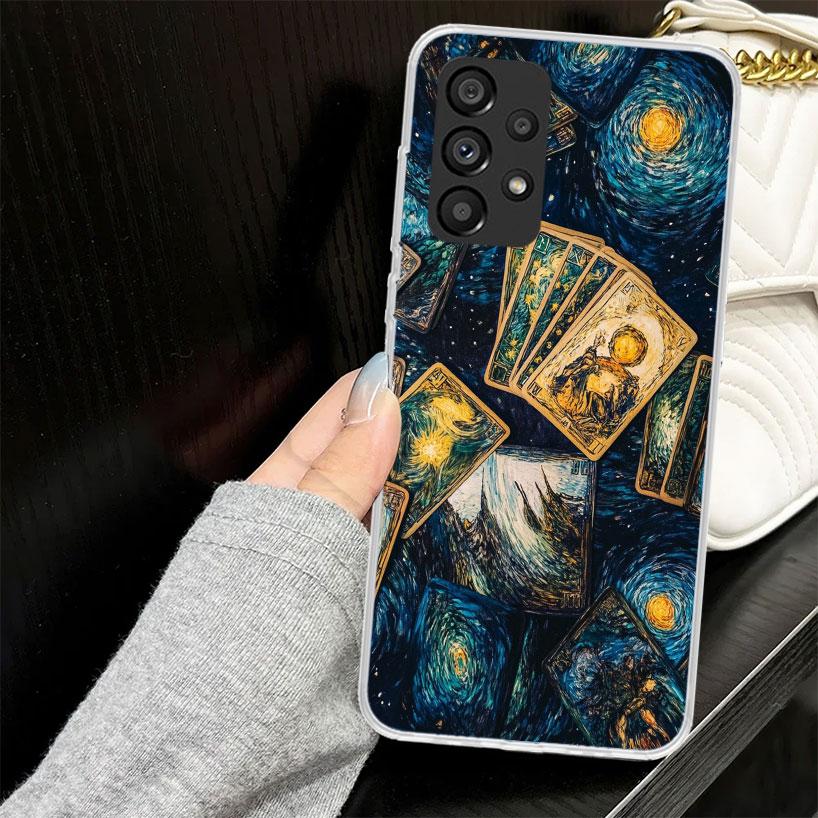 Hexen Tarot Kartenhülle für Samsung Galaxy A52 A42 A32 A22 A12 A51 A50 A02S Handyhülle A41 A31 A21S A40 A30S A20E A10S A71