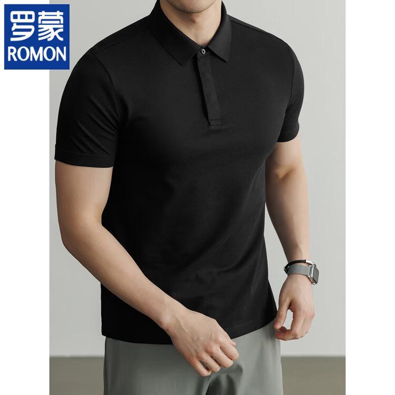 

ROMON Men s Cool-Touch Anti-Wrinkle Polo Shirt L