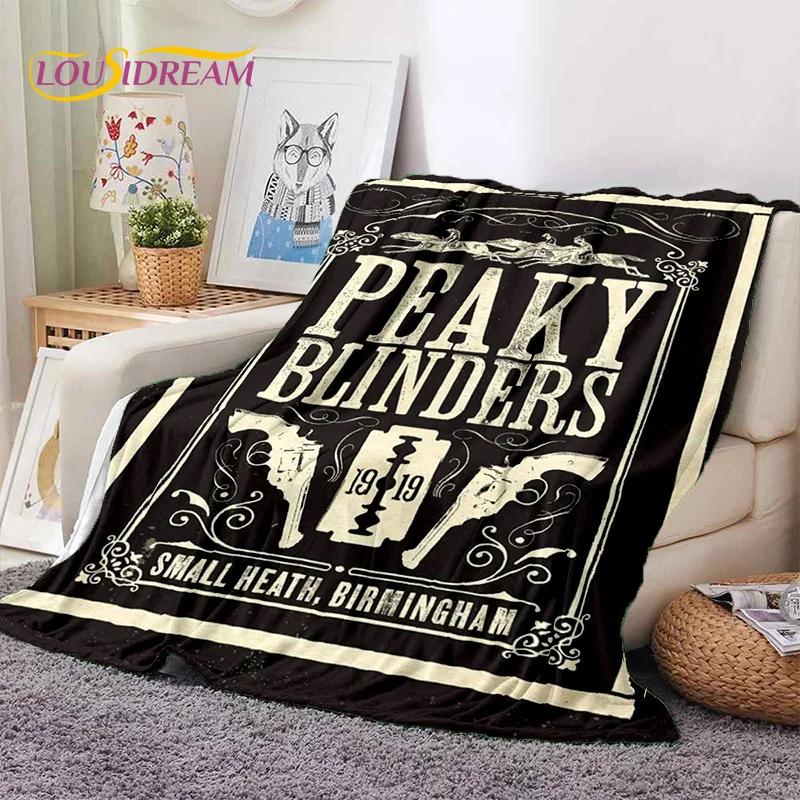 

3D P-Peaky Blinders Tommy Shelby Soft Flannel Blanket for Beds Bedroom Sofa Picnic,Throw Blanket for Cover Outdoors Leisure Gift 100x150cm( 39x59in )