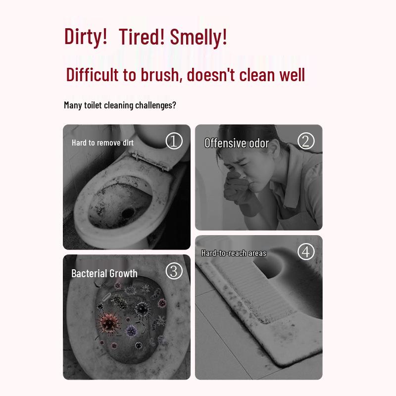 Potente Anticalcare e Deodorante Detergente per WC con Profumo Fresco - Rimuove Macchie e Ingiallimento