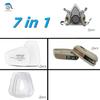 New 6200 Dust Gas Mask With 7093 Suit P100 Filter Half Face Gas Respirator For Painting Spraying Polishing Work Safety
