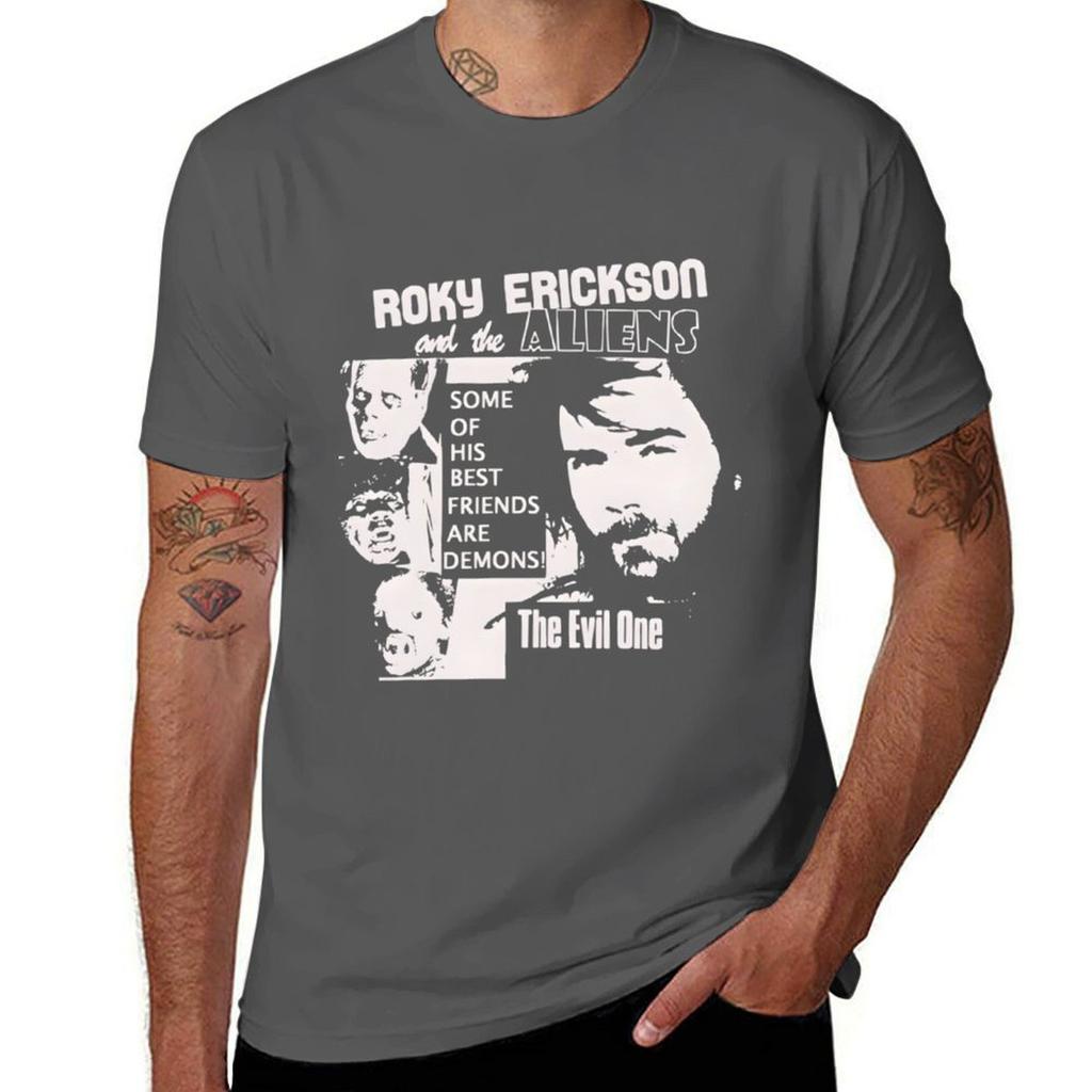 Roky Erickson Classic T-Shirt, Grafik-T-Shirt, Sportfan-Anime-T-Shirts, Blusen, Herren