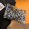 Wide Edge Cross Headband Soft Knitted Headcover Fashion Leopard Print Headband  Retro Style