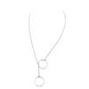 Heißverkaufendes Europäisches & Amerikanisches Mode Y-Halskette: Großes Kreis-Lasso-Design für Damen