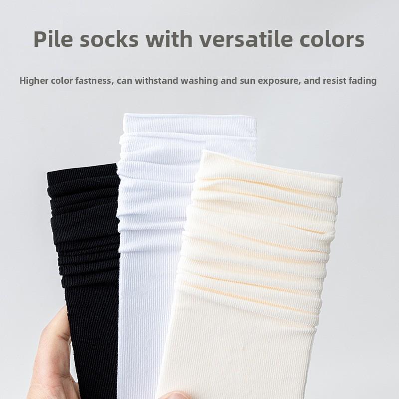 5 Paires Chaussettes Chaussettes Mi-mollet Fines d'Été pour Femmes Chaussettes Bouclettes Chaussettes