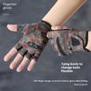 UPF50+ Sun Protections Fishing Gloves Elastic Gloves for Fishing Hiking Cycling Comfortable Angler Gloves for Men Women