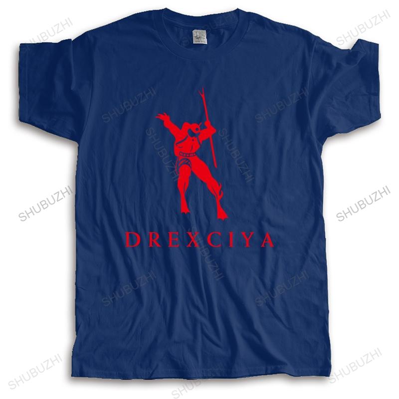 Cotton Tshirt Men Crew Neck Tops Summer mens t shirt Drexciya cotton Detroit Electro Underground Resistance streetwear tee S