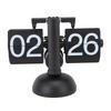 Retro Large Number 24-Hour Flip Desk Clock, Stainless Steel Table Clock, Easy To Read, Best Retro Birthday or Christmas Gift, Perfect for Living Room,