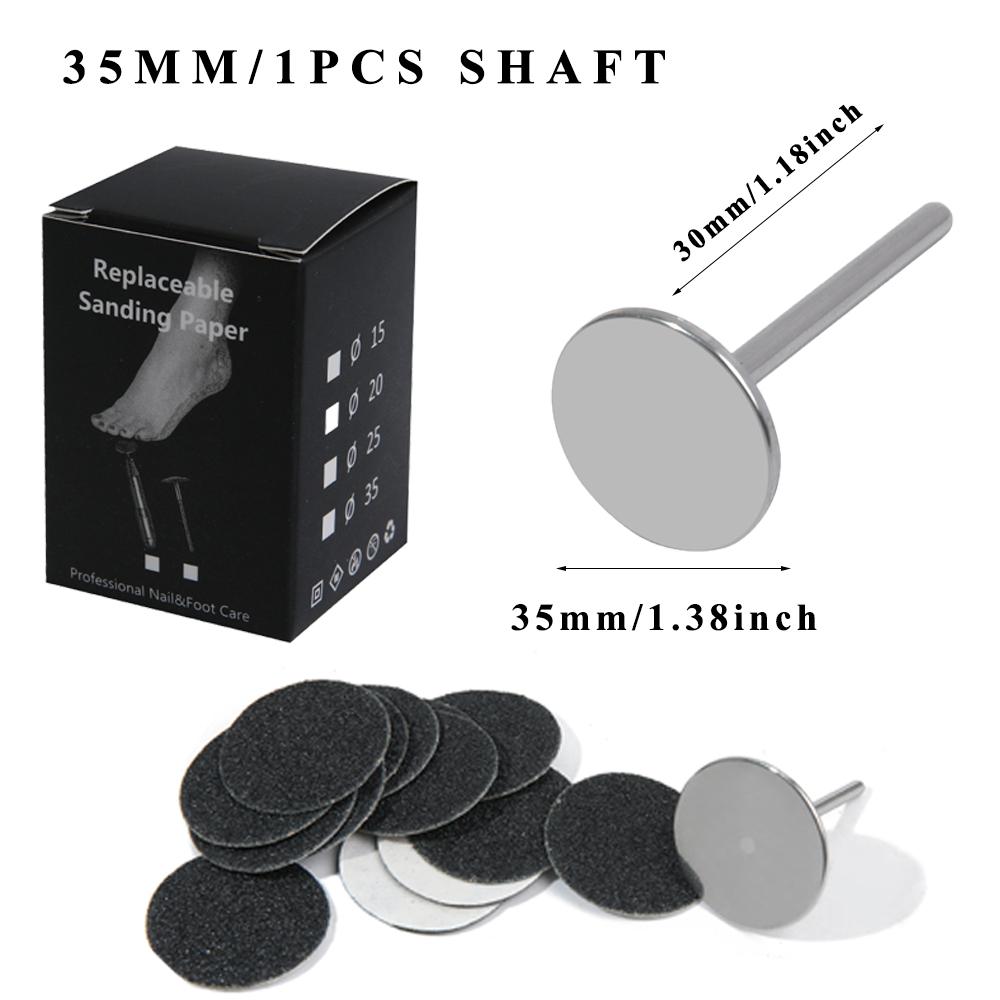 1PC Stainless Steel  3/32" Round Metal Disk Nail Drill Bits Accessories 15mm, 20mm,25mm,35mm