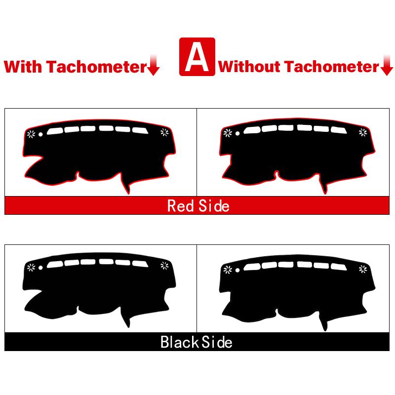 For Suzuki Alto VII 2009 2010 2011 2012 2013 2014 Car Dashboard Cover Dash Mat Sun Shade Non-slip Pad Interior Accessories