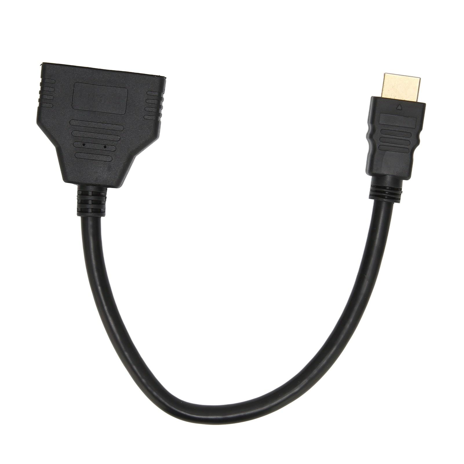 

Разветвитель HD Multimedia Interface 1 вход 2 выхода Папа на двойной Мама Адаптер HD Multimedia Interface