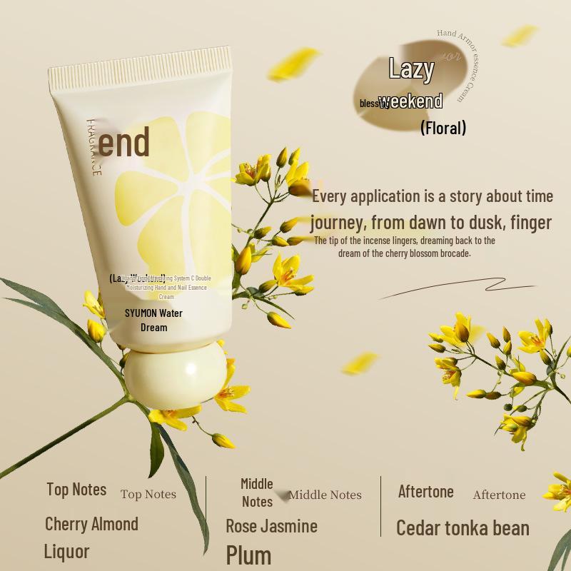 

Water Rhyme Nail Essence Cream: Moisturizing & Nourishing Cuticle Care for Long-lasting Nail Protection.