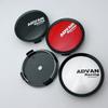 4pcs 75mm ADVAN Racing Logo Emblem Badge Car Wheel Center Caps Wheels Hub Cap Hubcaps Auto Rim Cover Replace Car Accessories