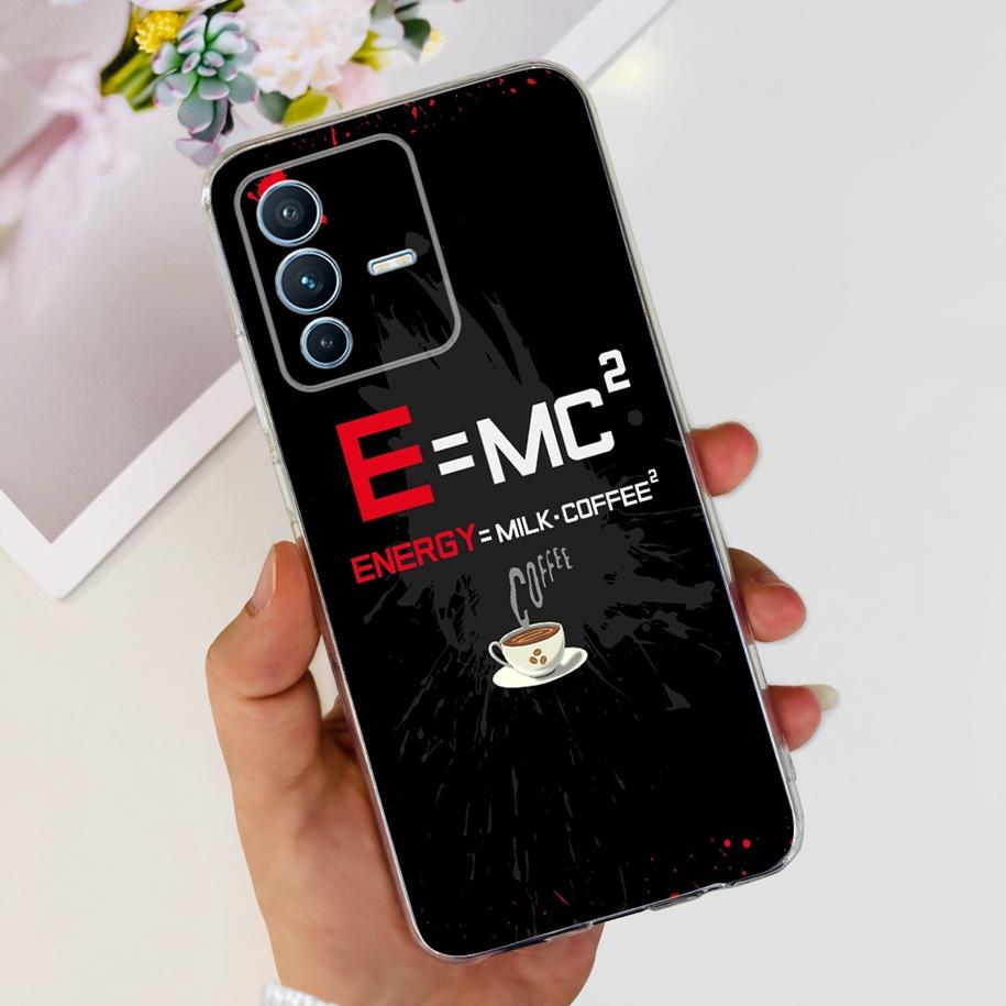 For Vivo V23 Pro V2132 Case For Vivo V23 5G V2130 V2303 Cover Fashion Flower Clear Silicone Phone Case For Vivo V23e V 23 Bumper
