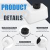 Podoy Mini Bike Gas Tank For Quad Dirt Pocket Atv Scooter 2 Stroke 4C 45Cc 47Cc 49Cc Fit 1/4 Fuel Line