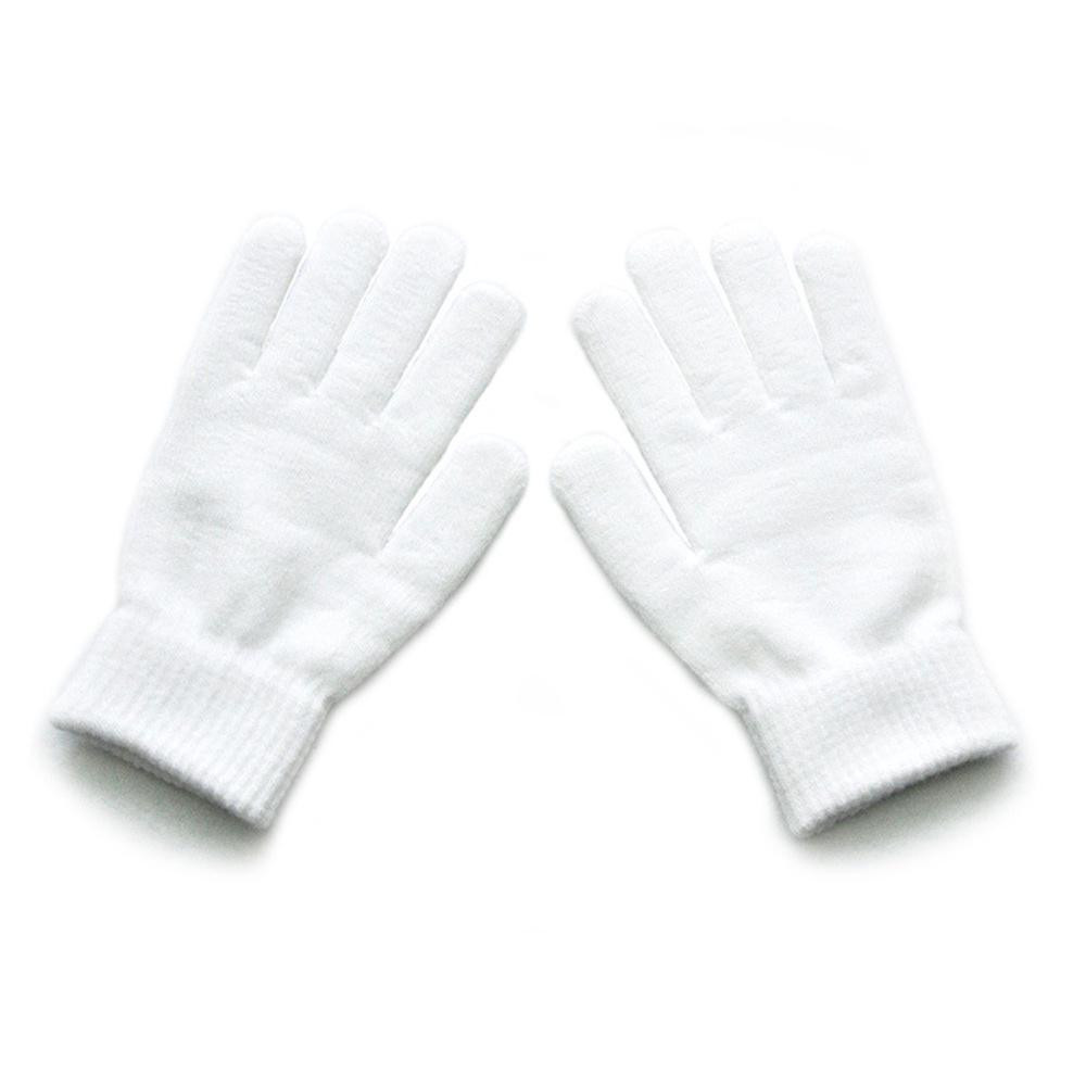 2025 New Women Men Warm Gloves Winter Touch Screen Plush Fleece Gloves Cold Warm Wool Solid Color Knitted Mittens Cycling Gloves One Size