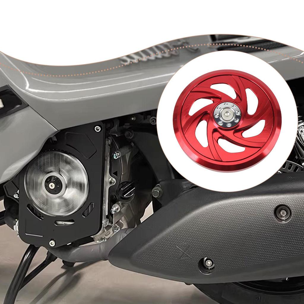 Motorcycle Engine Cooling Fan Cover Accessories Creative Gift Versatile Decor Aluminum Alloy