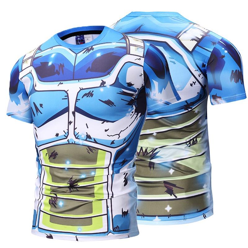 Premium Quality Men's Vegeta T-shirts Tank Top Dragon Ball Z Super 3d Sport Blouse Tee For Every Occasion