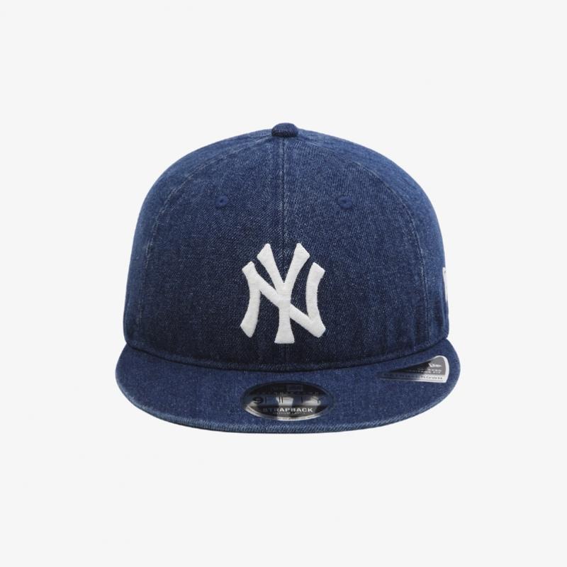 New Era New York Yankees Denim Basic Retro Strapback Indigo 15131624
