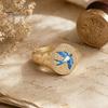 Vintage Inspired Ring Finger Ring, Butterfly Heart Rabbit Pattern Band, Electroplated Technology for Lover Daily Wear Accessories Band