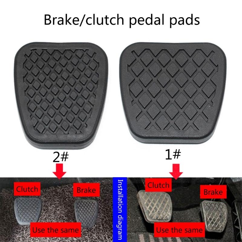 Brake-Clutch Accelerator Pedal Rubber Pad Cover Kit for Civic Siming Accord