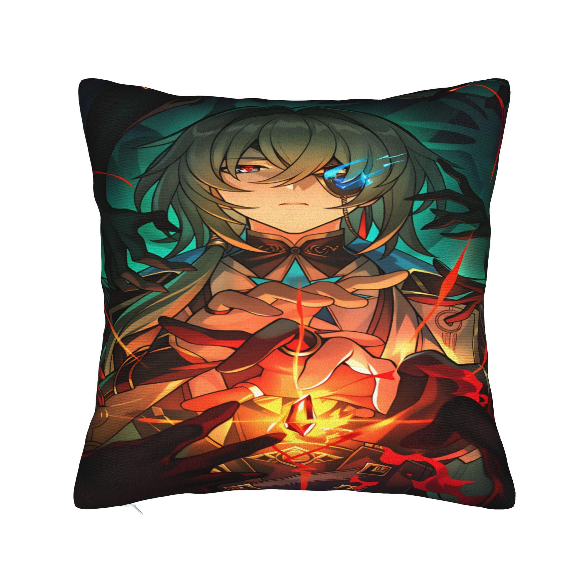 Наволочка Honkai Star Rail Дизайн Наволочка Кавайная Наволочка Для Дивана Автомобиля Домашнего Декора 12x12Inch