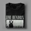 Jimi Męskie Koszulki Rock Hendrixs Na Żywo Na Woodstocku Vintage Gitara Piosenkarz T-Shirty Krótki Rękaw Okrągły Dekolt Koszulki Bawełna Duży Rozmiar Top