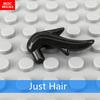 10pcs/lot MOC Bricks Female Hairs Model Action Figure Toy Kids Educational Building Blocks Assembled Toys